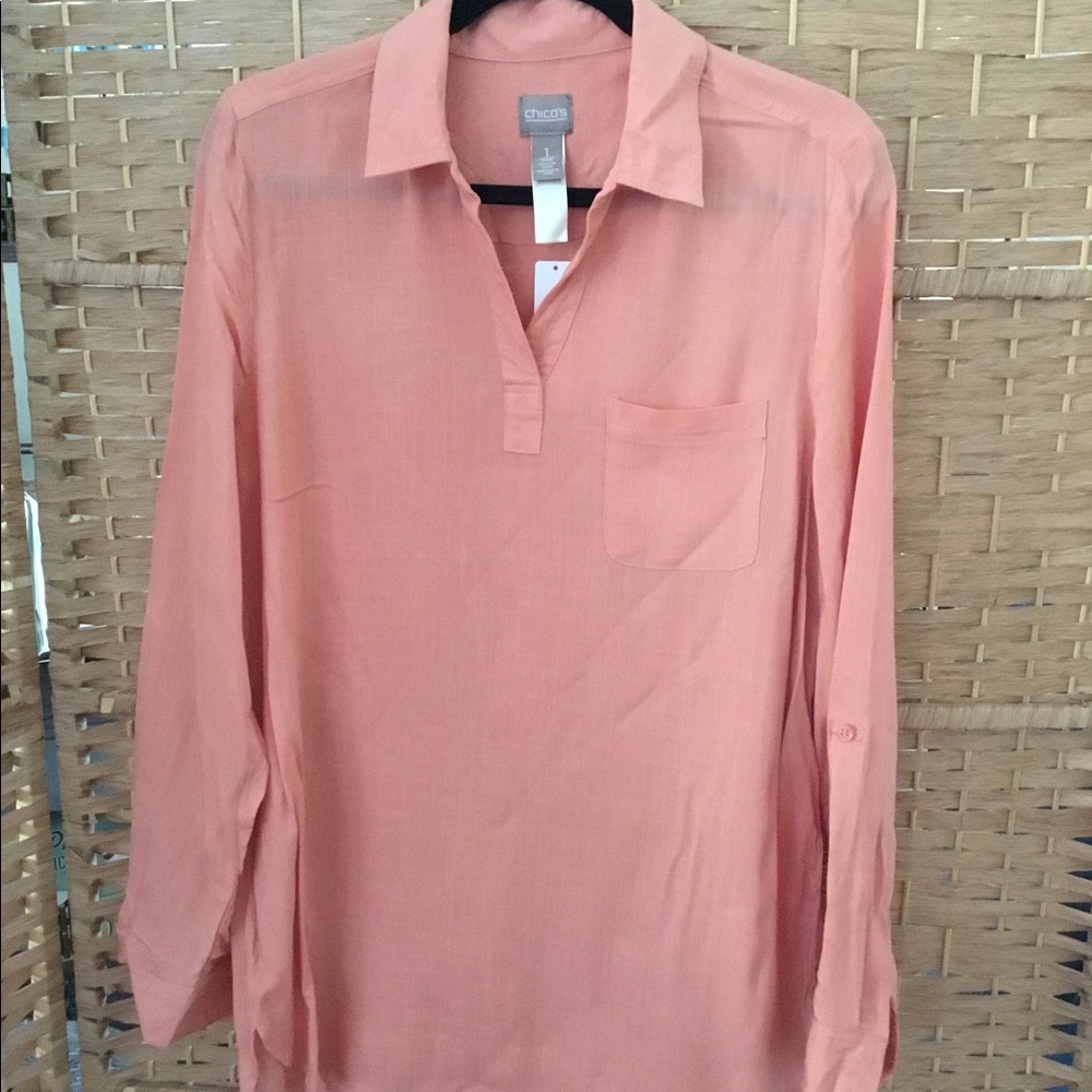 Ladies Long Sleeve Lightweight Blouse